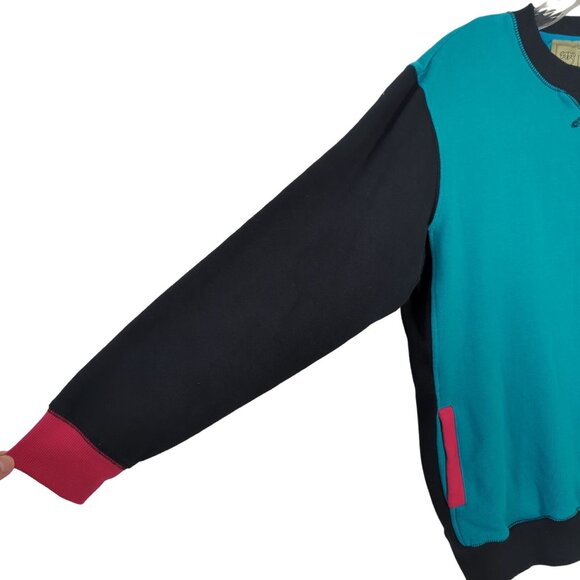 Entree LS Authentic Bear Skateboard Sweatshirt Size Small Blue Black long sleeve - Picture 3 of 16